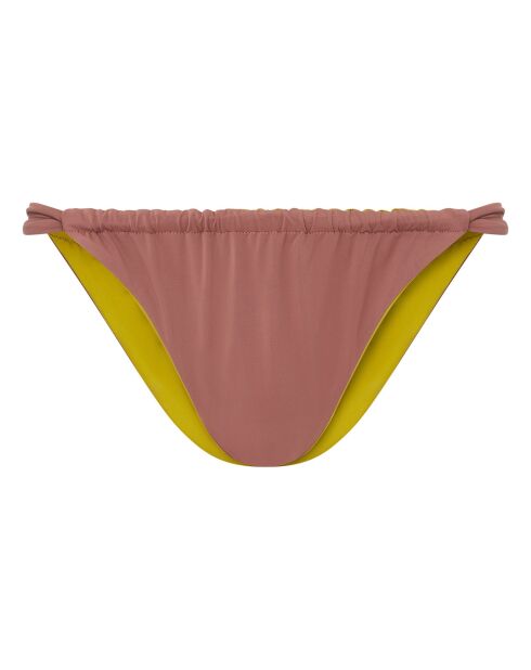 Bas de maillot de bain Naomi réversible marron