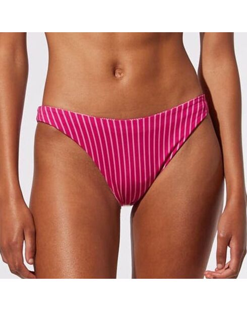 Bas de maillot de bain Elle réversible rose