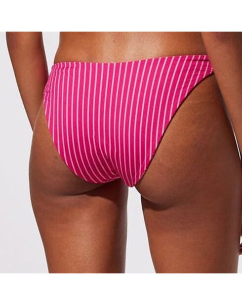 Bas de maillot de bain Elle réversible rose
