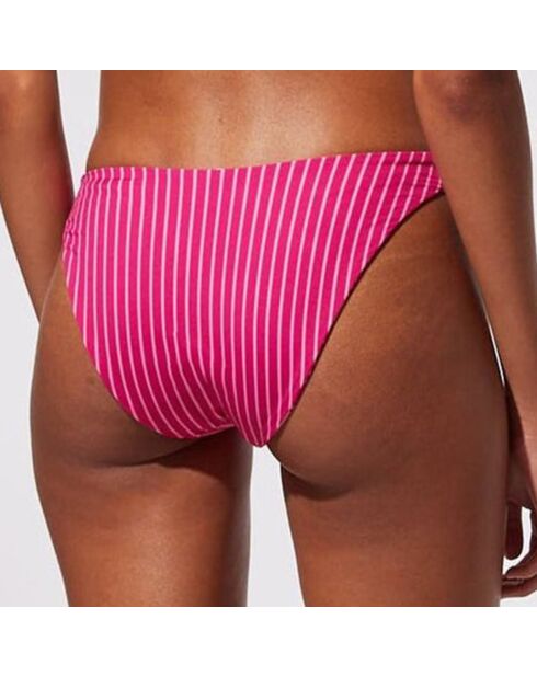 Bas de maillot de bain Elle réversible rose