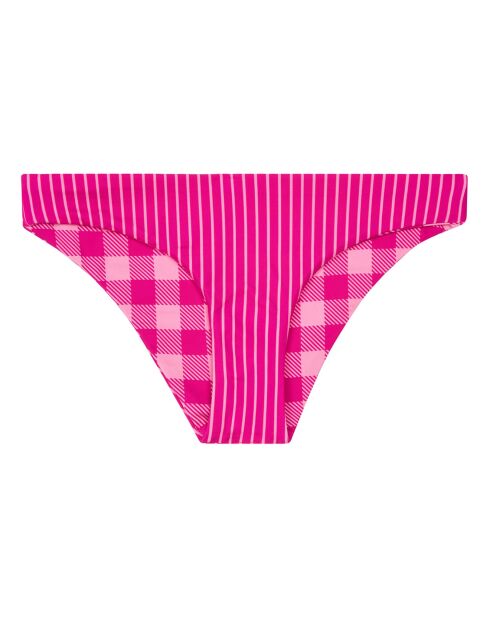 Bas de maillot de bain Elle réversible rose