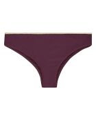 Bas de maillot de bain Mari prune
