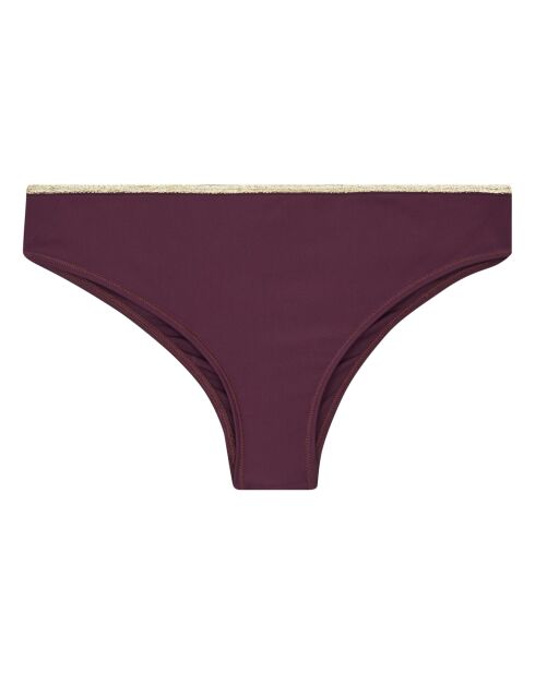 Bas de maillot de bain Mari prune