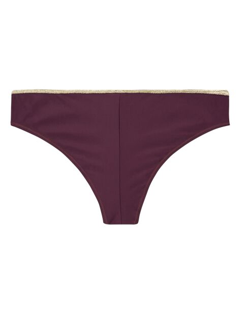 Bas de maillot de bain Mari prune