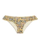 Bas de maillot de bain Yumi recyclé jaune moutarde