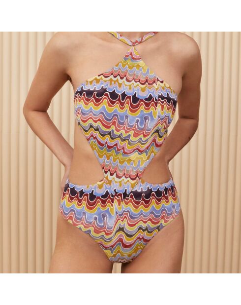 Maillot de bain 1 Pièce Sabath texturé jaune