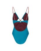 Maillot de bain 1 Pièce Katia bleu vert