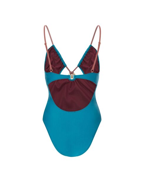 Maillot de bain 1 Pièce Katia bleu vert