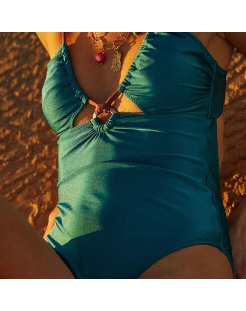 Maillot de bain 1 Pièce Katia bleu vert