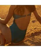 Maillot de bain 1 Pièce Katia bleu vert