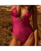 Maillot de bain 1 Pièce Katia magenta
