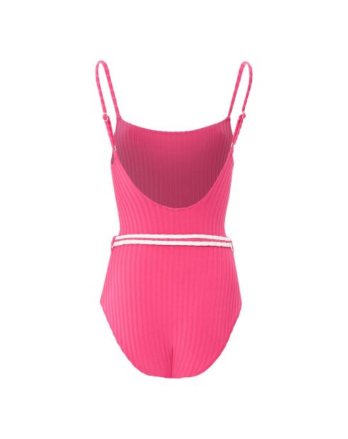 Maillot de bain 1 Pièce Nina ceinturé rose