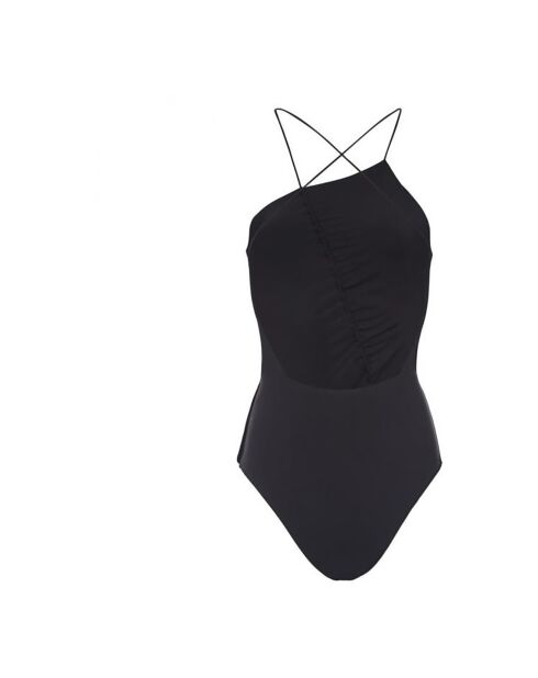 Maillot de bain 1 Pièce Smocké noir