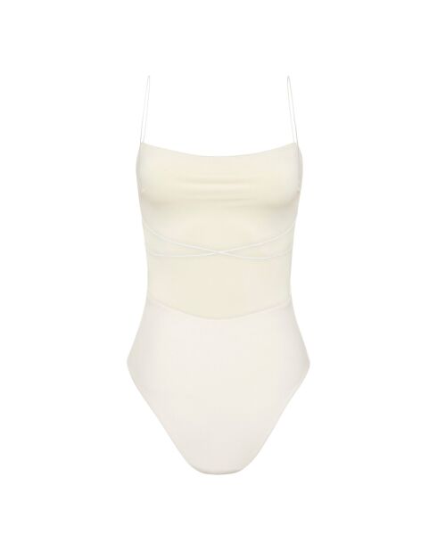 Maillot de bain 1 Pièce matières recyclées écru