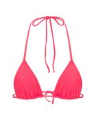 Haut de maiilot de bain Karen froncé rose fuschia