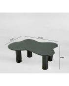 Table basse Bloom noire - 110x40x70 cm