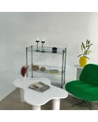 Table basse Bloom blanche - 110x40x70 cm