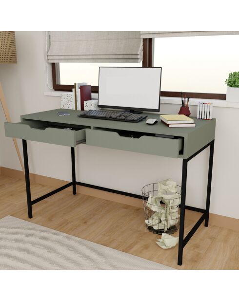 Bureau Working vert - 120x77.4x55 cm