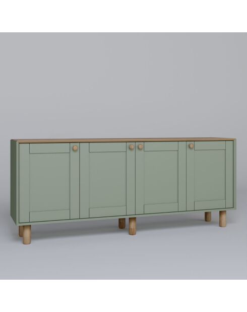Buffet Bohemian vert - 180x75x40 cm