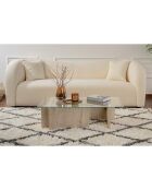 Table basse Flavio travertin - 105x30x65 cm
