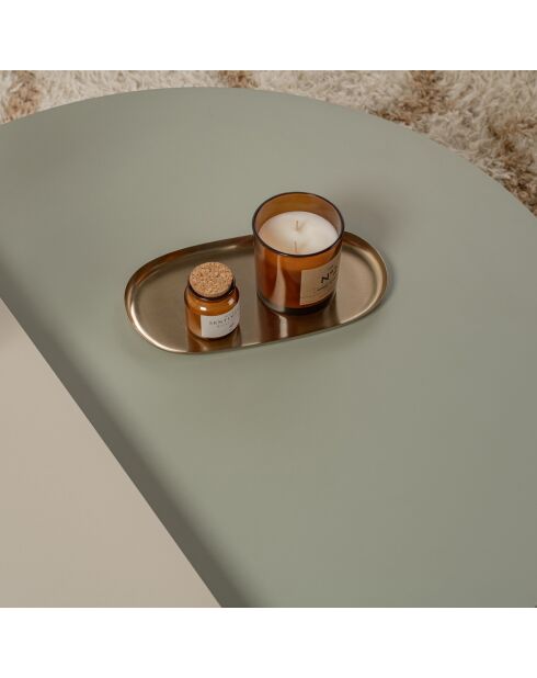 Table basse Orion beige/vert