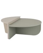 Table basse Orion beige/vert