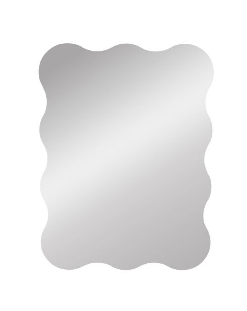 Miroir adhésif Isabelle Wavy transparent - 45x60 cm