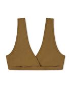 Haut de maillot de bain Bik brun kaki