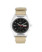 Montre automatique Homme en Tissu Nato Octogone beige