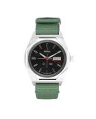Montre automatique Homme en Tissu Nato Octogone kaki