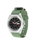 Montre automatique Homme en Tissu Nato Octogone kaki