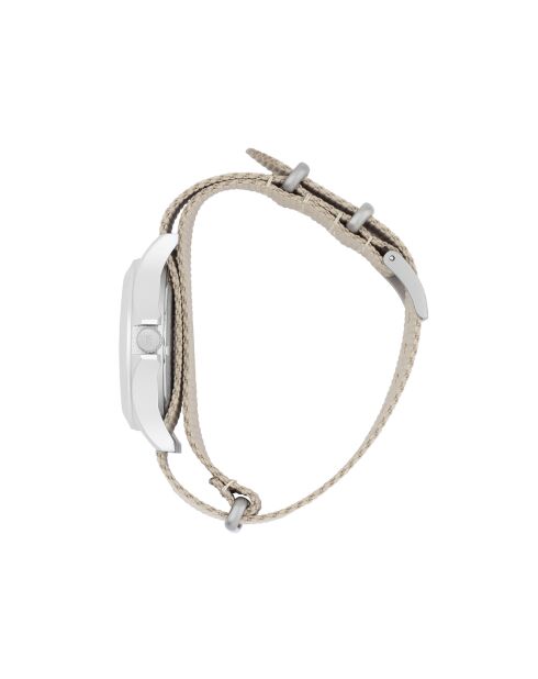 Montre solaire Mixte en Tissu Nato Soleil beige
