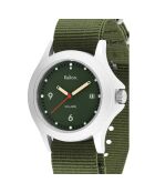 Montre solaire Mixte en Tissu Nato Soleil kaki