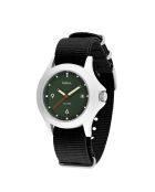Montre solaire Mixte en Tissu Nato Soleil noir
