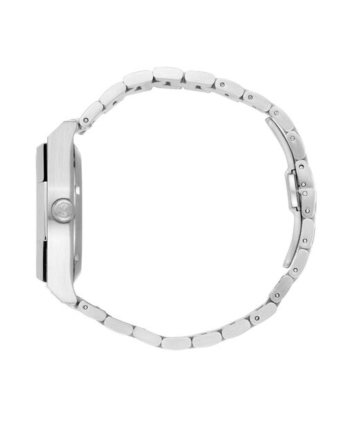 Montre automatique Homme en Acier Octogone argentée