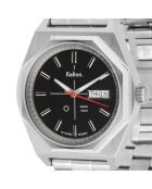 Montre automatique Homme en Acier Octogone argentée