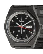 Montre automatique Homme en Acier Octogone noire