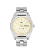 Montre automatique Homme en Acier Octogone argentée