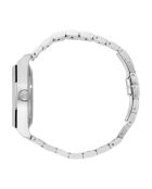 Montre automatique Homme en Acier Octogone argentée