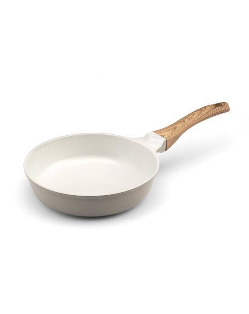 Poêle revêtement en céramique Mythic blanc/gris - D.20 cm