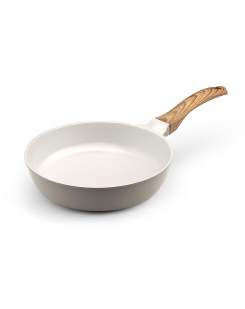 Poêle revêtement en céramique Mythic blanc/gris - D.24 cm
