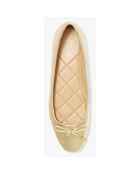 Ballerines en Cuir Noriflat dorées