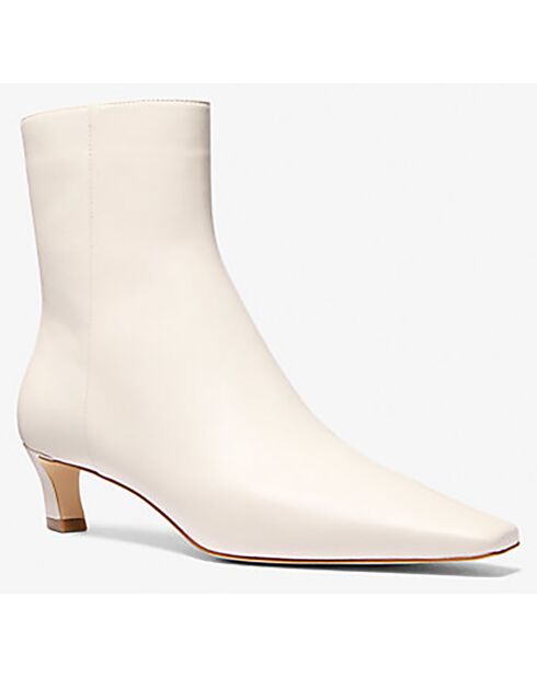 Bottines en Cuir Cosmo Kitten crèmes