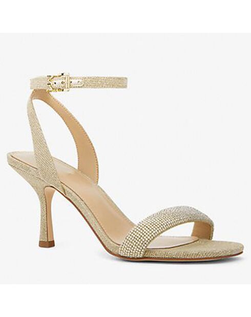 Sandales Carriesand dorées - Talon 7.6 cm
