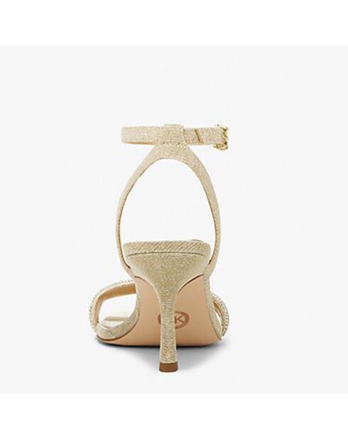 Sandales Carriesand dorées - Talon 7.6 cm