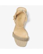 Sandales Carriesand dorées - Talon 7.6 cm