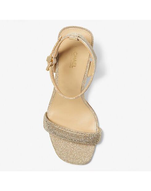 Sandales Carriesand dorées - Talon 7.6 cm