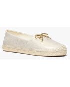 Espadrilles en Lin Nories dorées