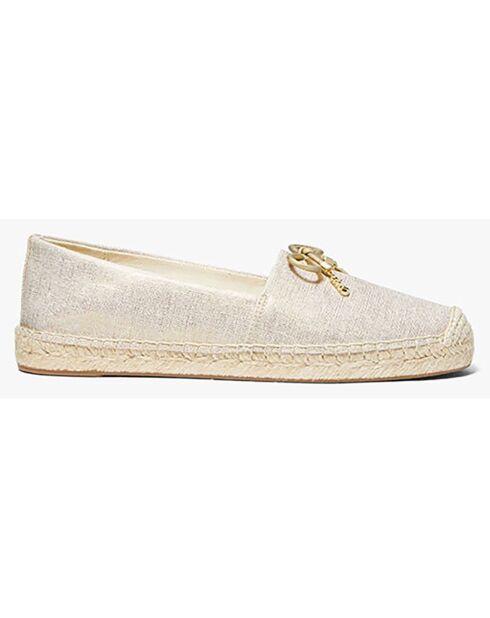 Espadrilles en Lin Nories dorées
