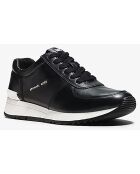 Baskets en Cuir Allie noires